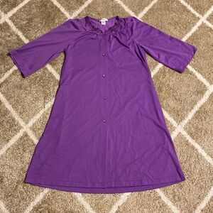 Shadowline Pedals Short Sleeve Button Down MuMu Gown